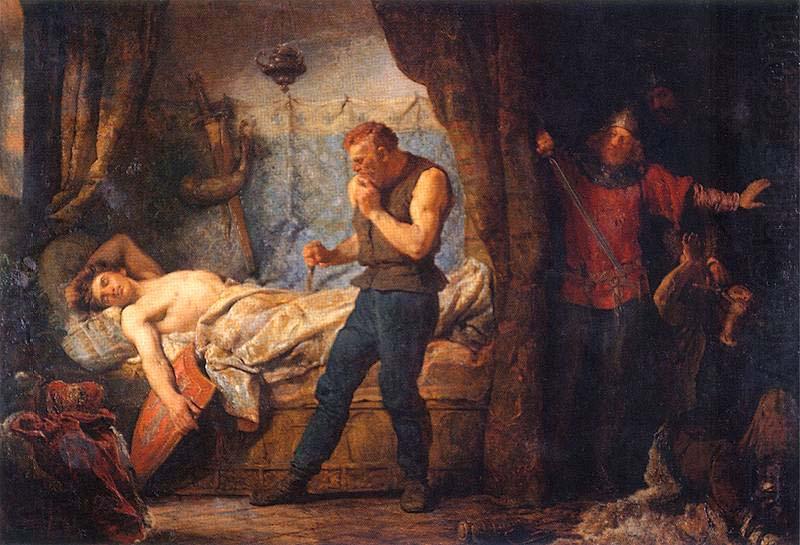 Wojciech Gerson The Assassination of Przemysl II in Rogozno. china oil painting image
